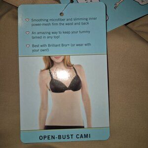 NWT SPANX Love Your Assets Open Bust Cami - Nude (L)